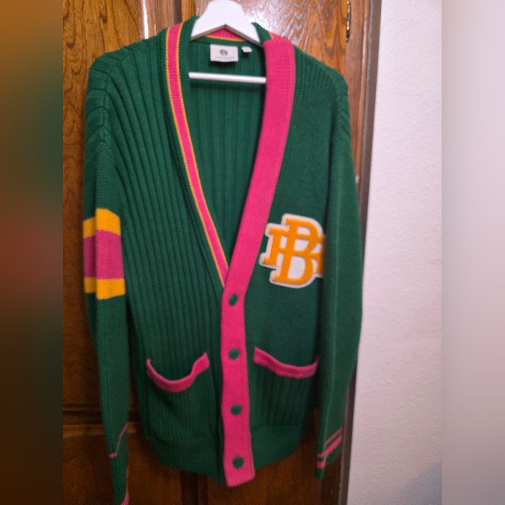 BANANA REPUBLIC ATHLETICS Varsity Cardigan Size M - Picture 4 of 11
